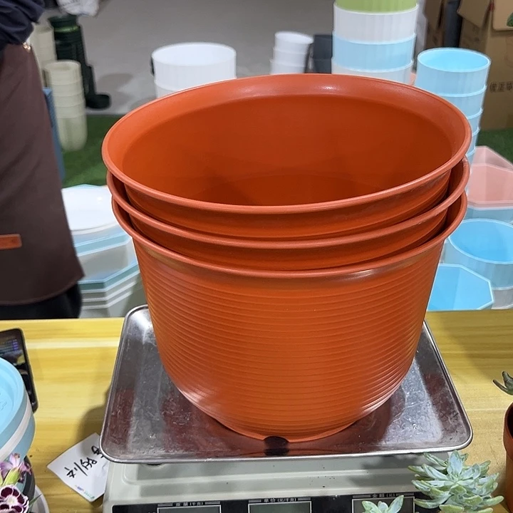 矮陶口30高21陶红无托3只