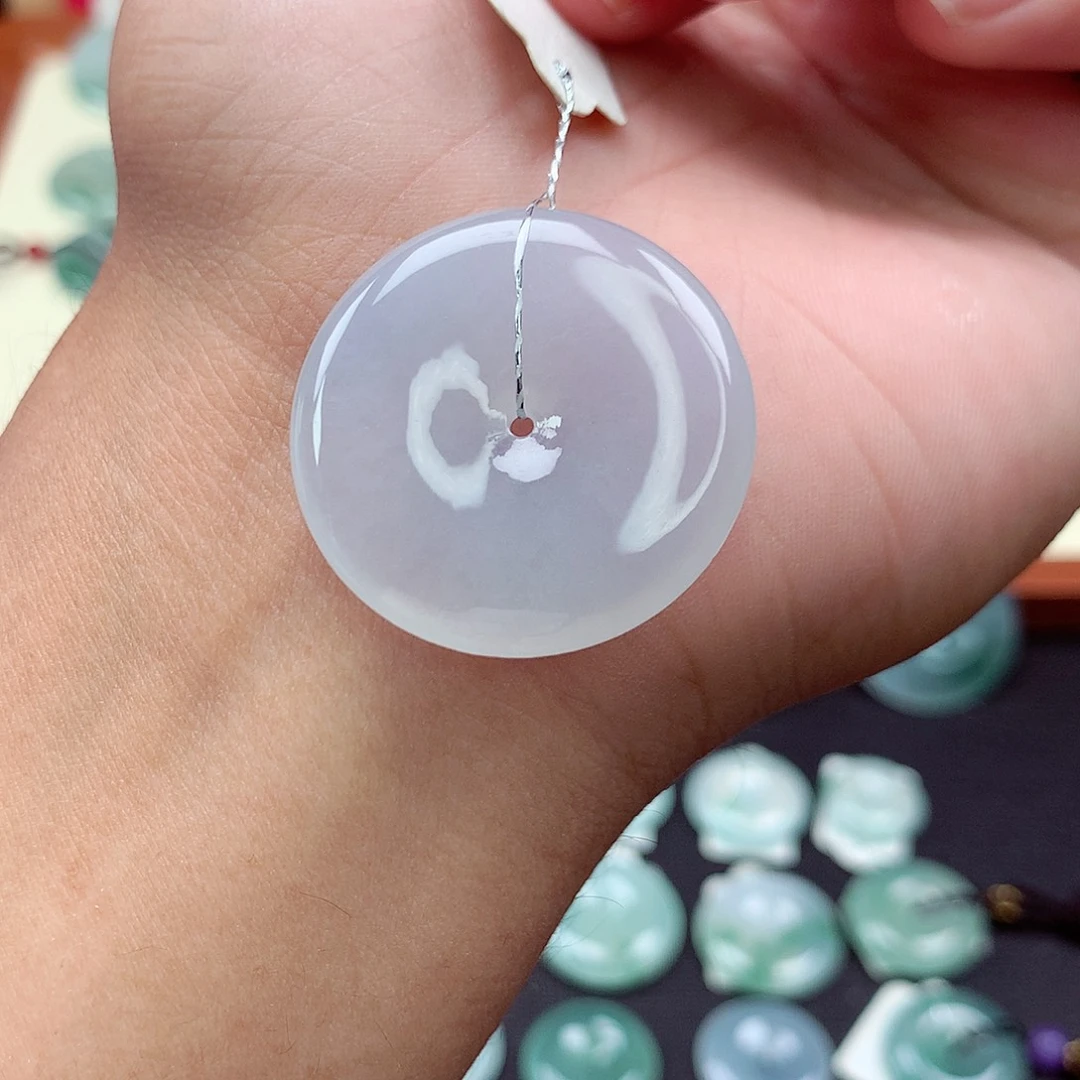 翡翠未镶嵌颈饰43 尺寸31.1-5