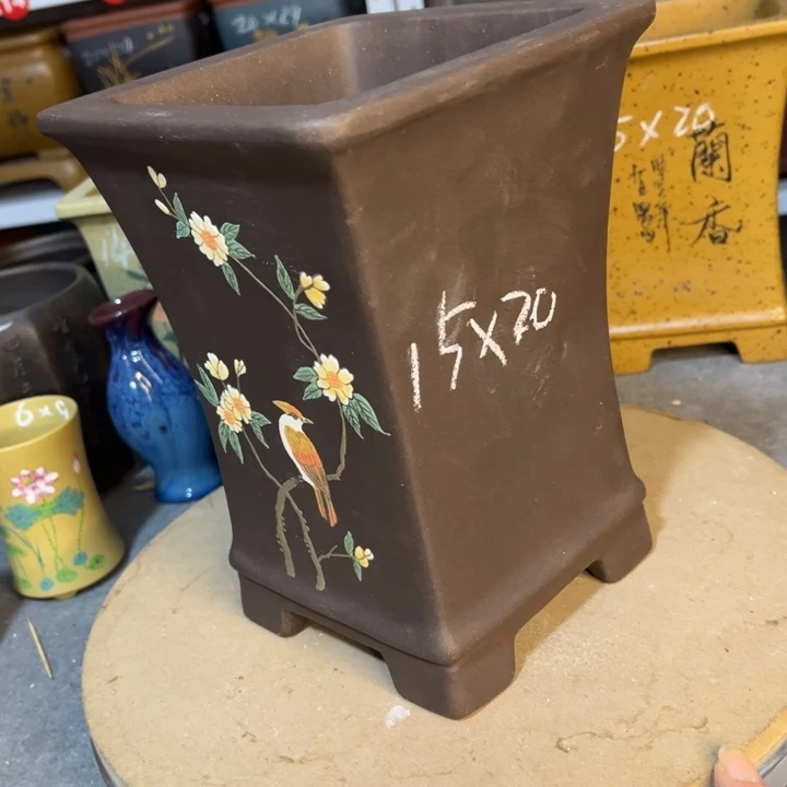 花盆紫砂紫砂花盆