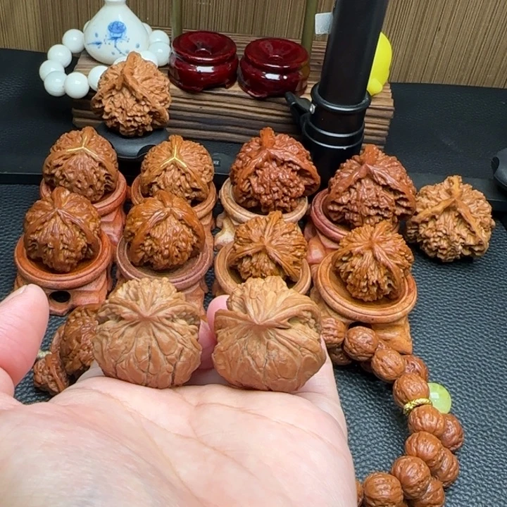 文玩核桃把件文山蛇全品