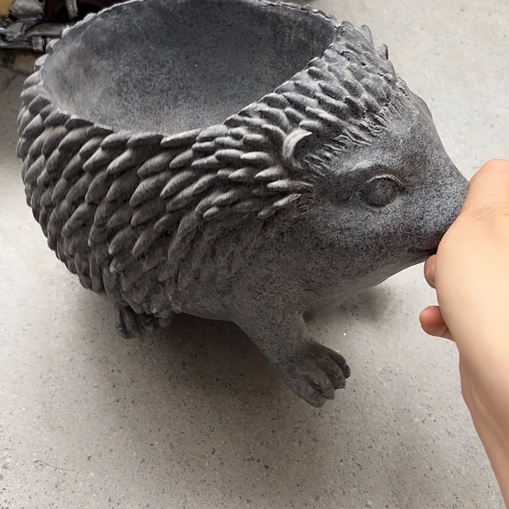 瓷片样品样品样品样品刺猬花盆