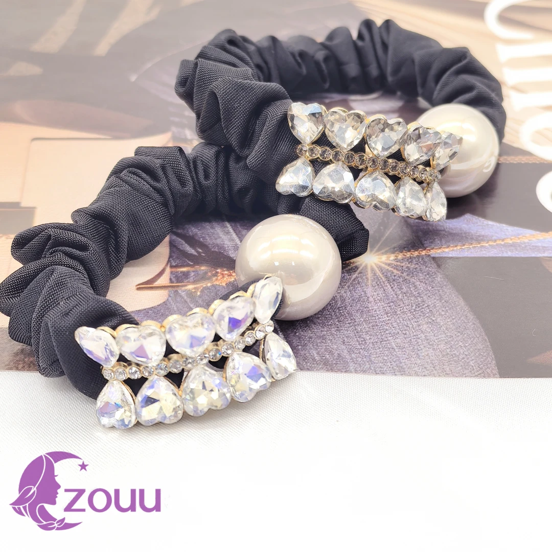 ZOUU原创设计甜美风女发绳发圈皮筋时尚简约百搭复古重工