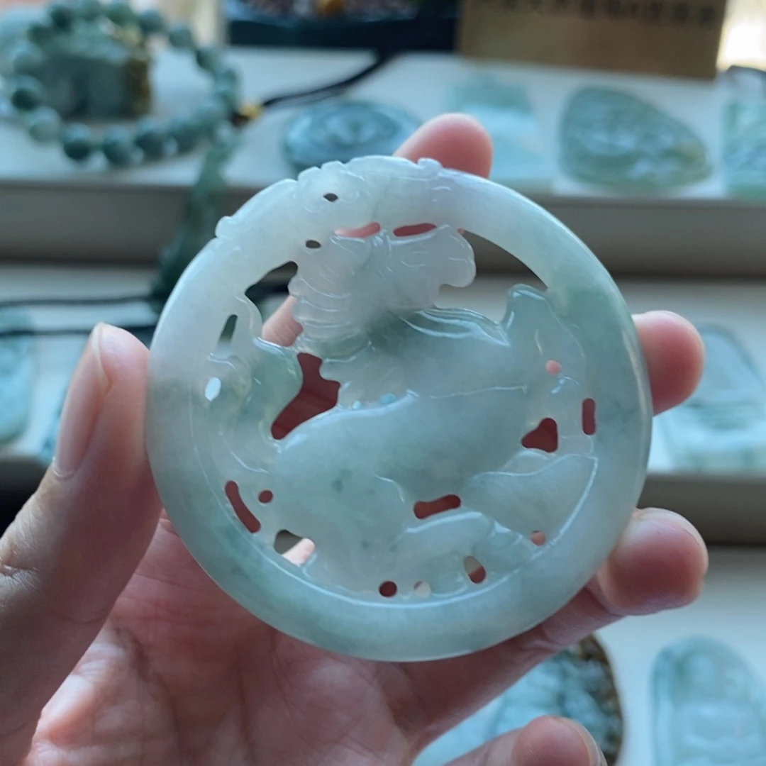 【闪购商品】颈饰未镶嵌翡翠天然缅甸A货翡翠
