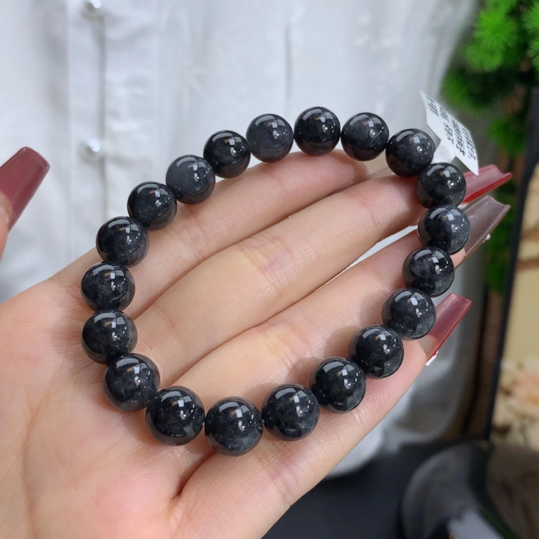 翡翠手链未镶嵌卡9.4乌鸡