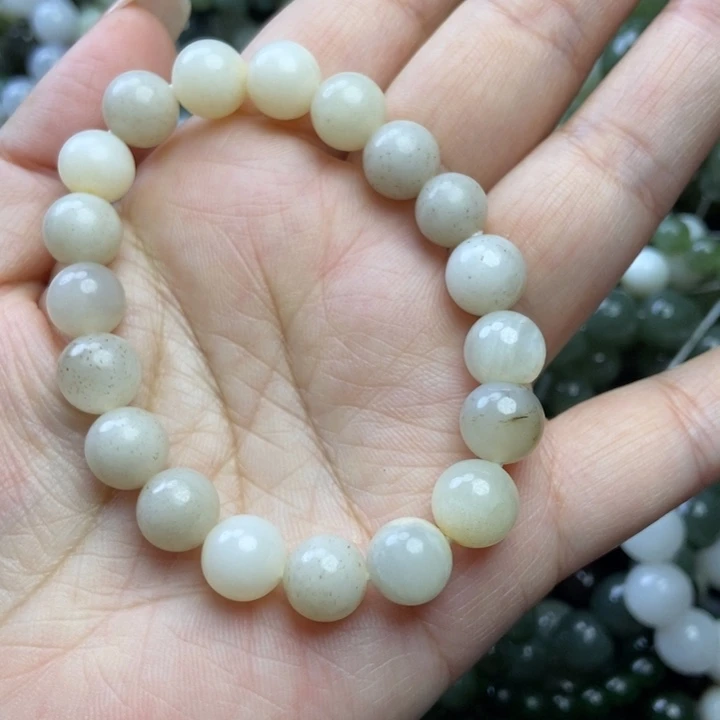 和田玉未镶嵌手链卡10