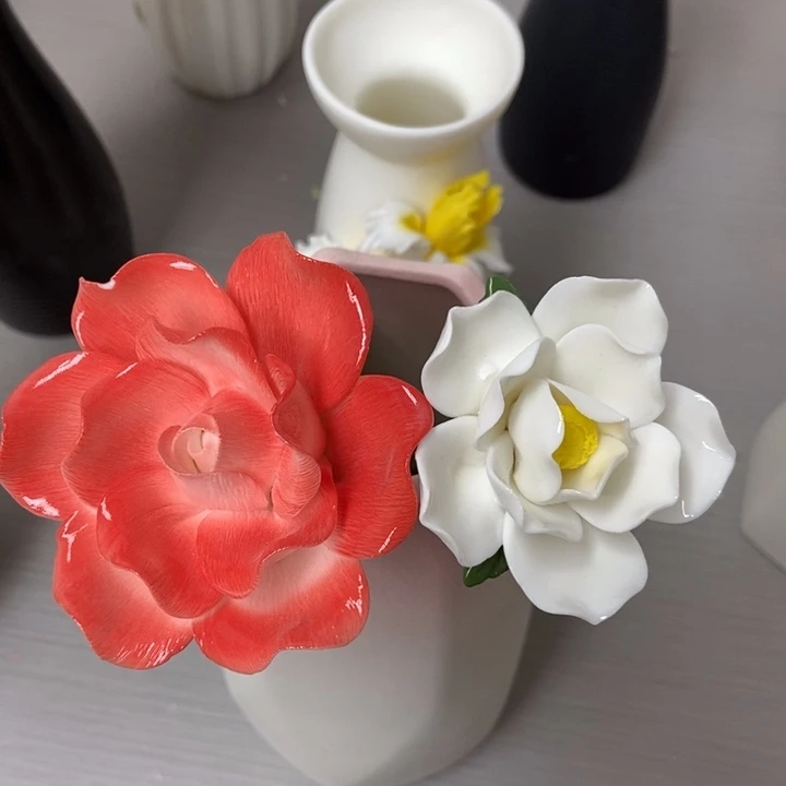 陶瓷手工制作陶瓷花