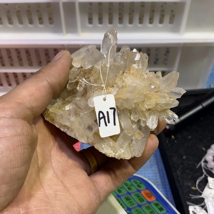 水晶水晶原石摆件未镶嵌J*