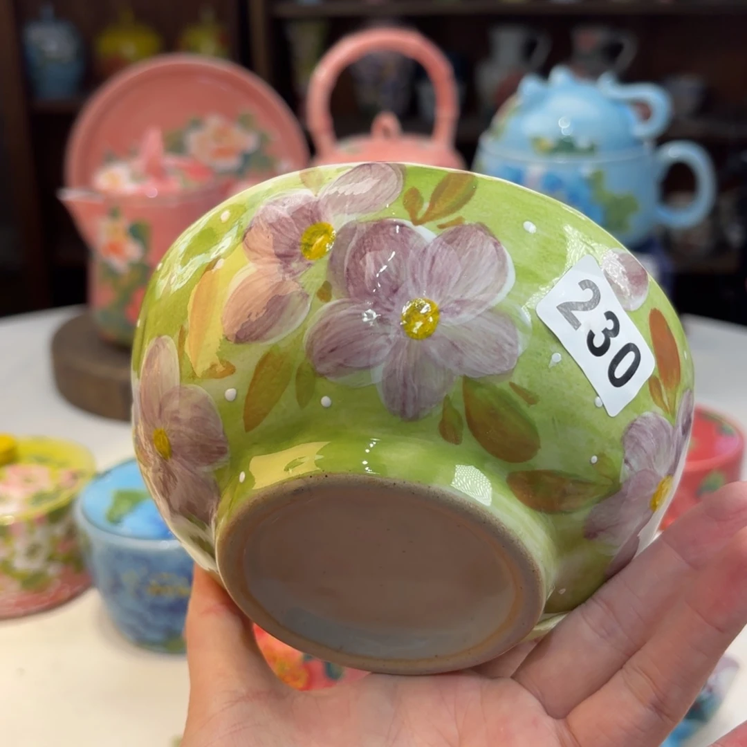 景德镇手绘高温釉下彩陶瓷茶具