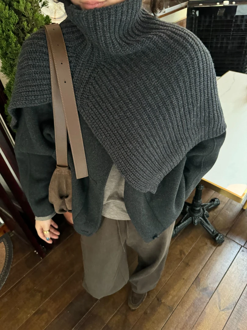 堆堆领高级韩系穿搭披肩Y0276