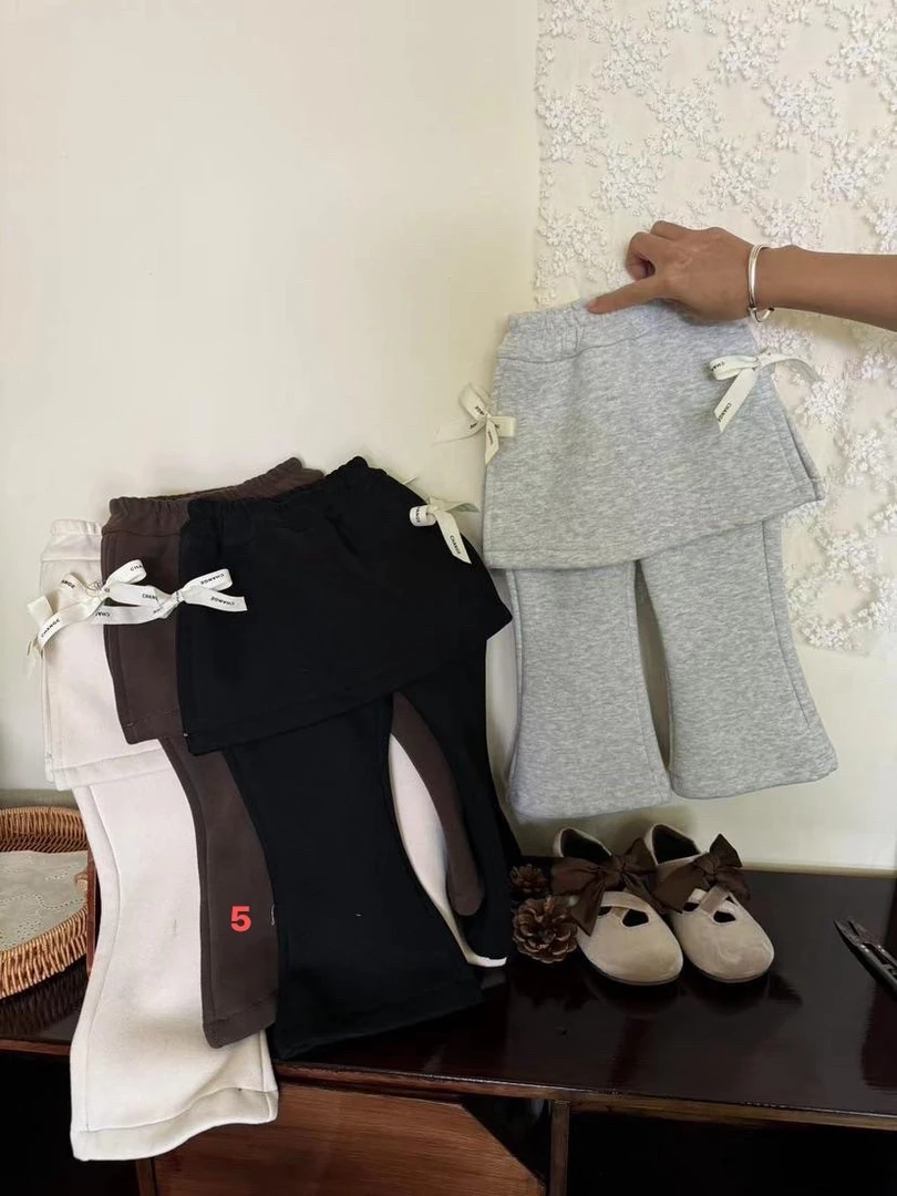 XXBD-5519-儿童韩系百搭微喇裤（冬款）