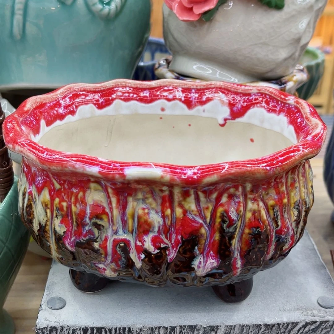 【闪购商品】陶瓷花盆