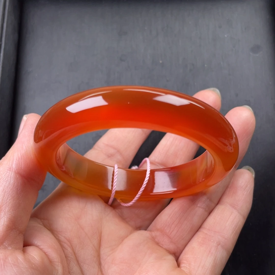 玛瑙/玉髓手镯未镶嵌53圈口