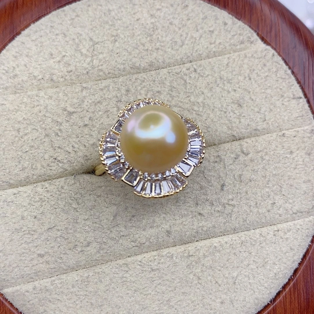 戒指淡水珍珠合金