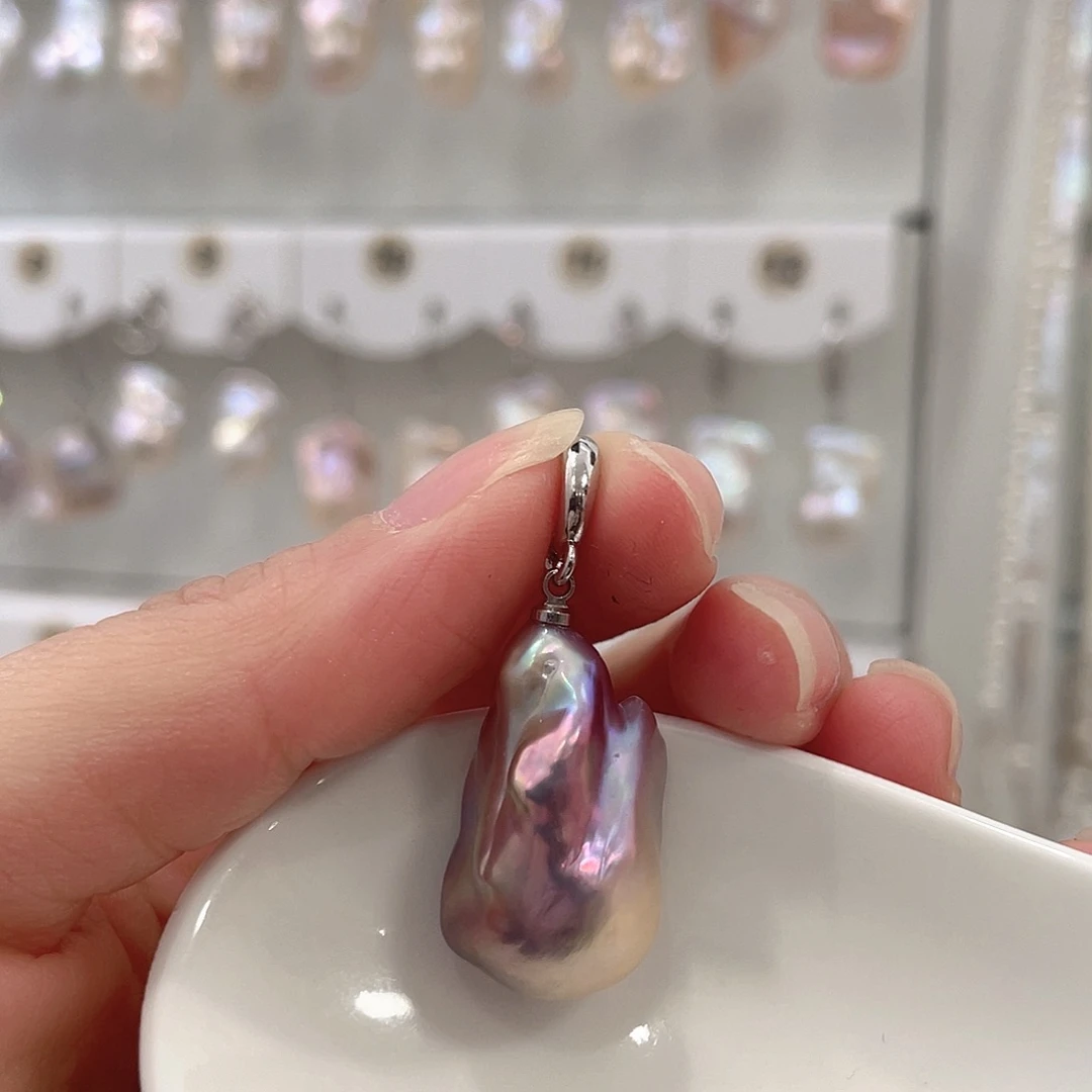 耳坠未镶嵌淡水珍珠