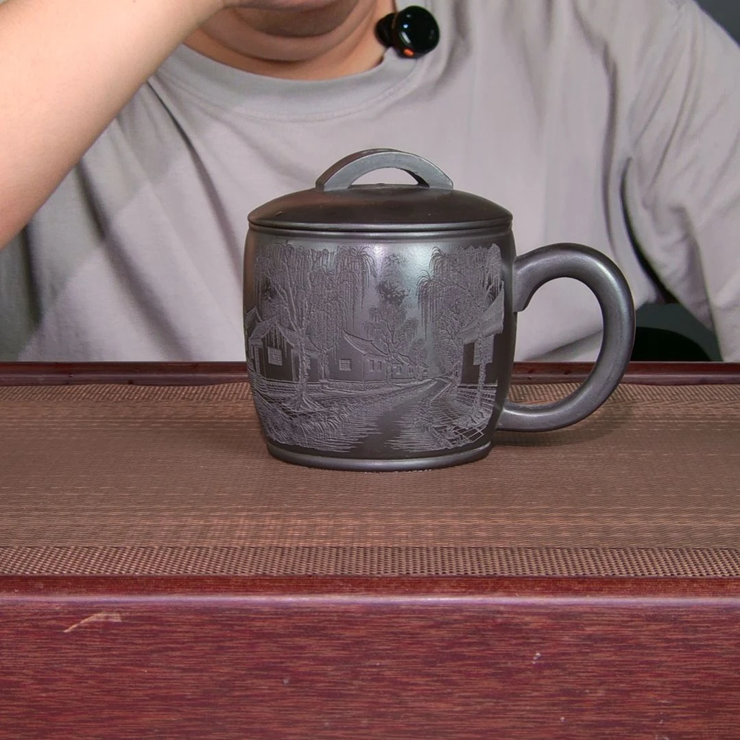 茶杯紫砂高货放漏