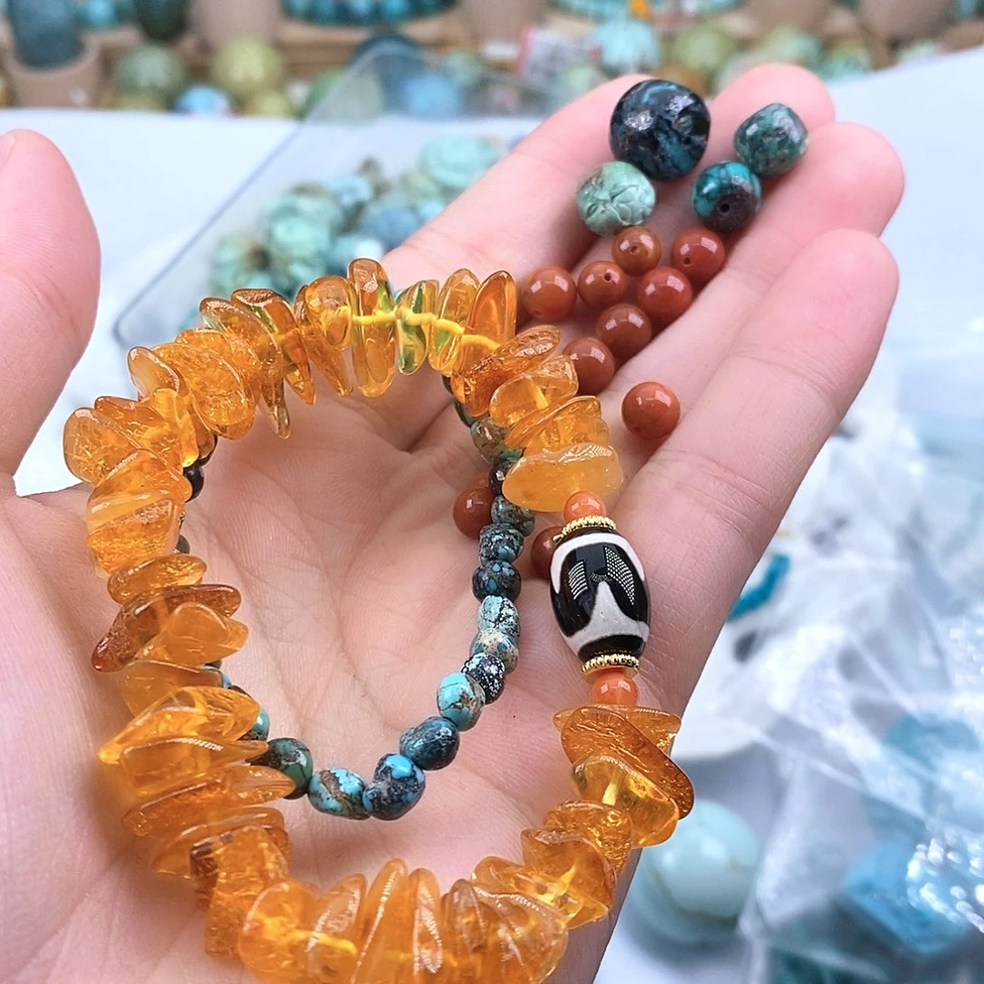 未镶嵌南红玛瑙珠宝半成品