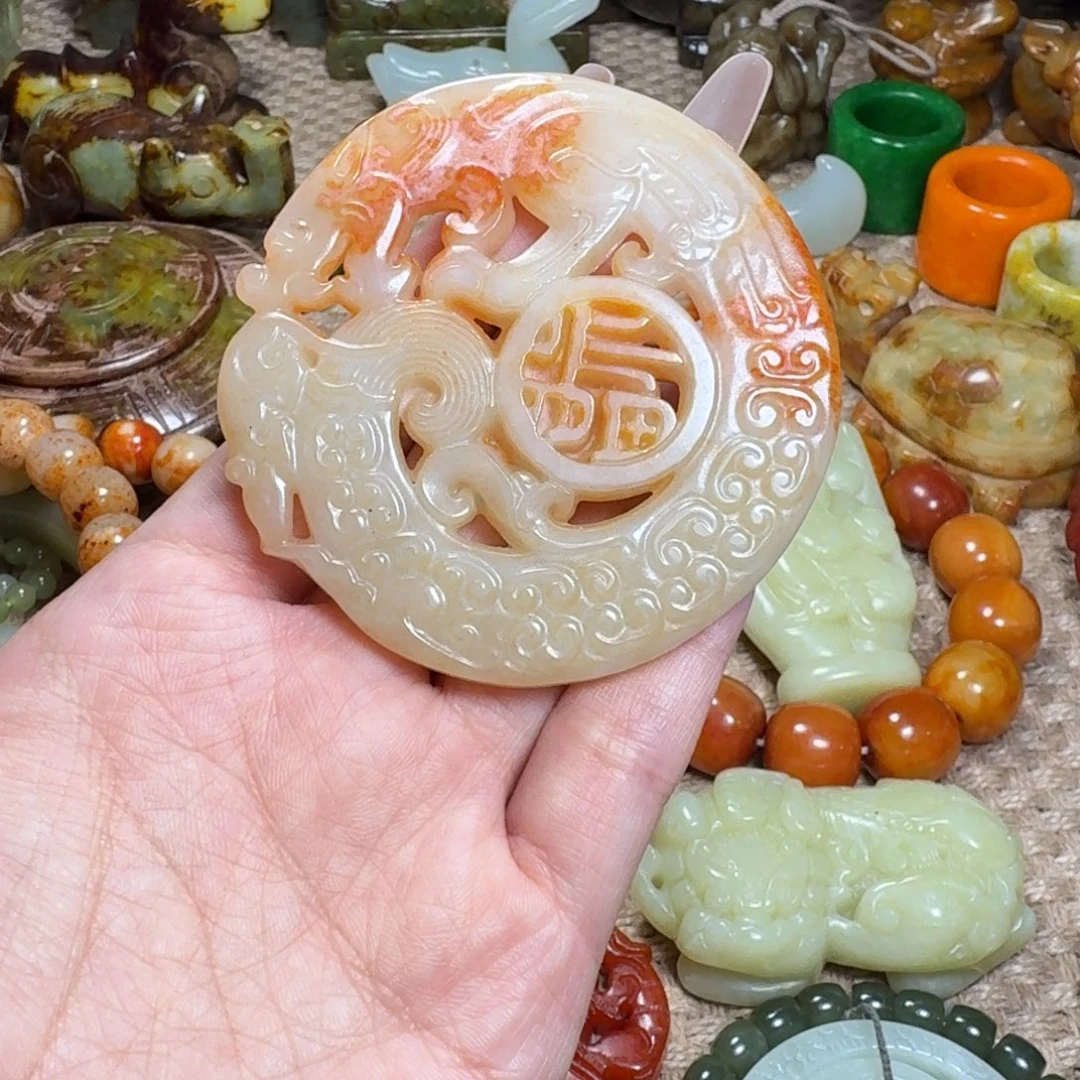 白玉菩提吊坠挂件