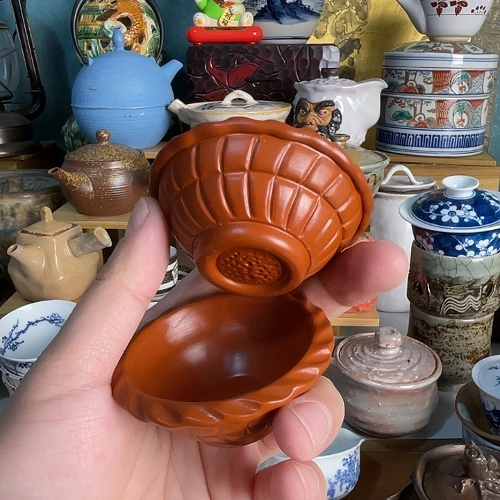瓷片两个杯子好看的哦