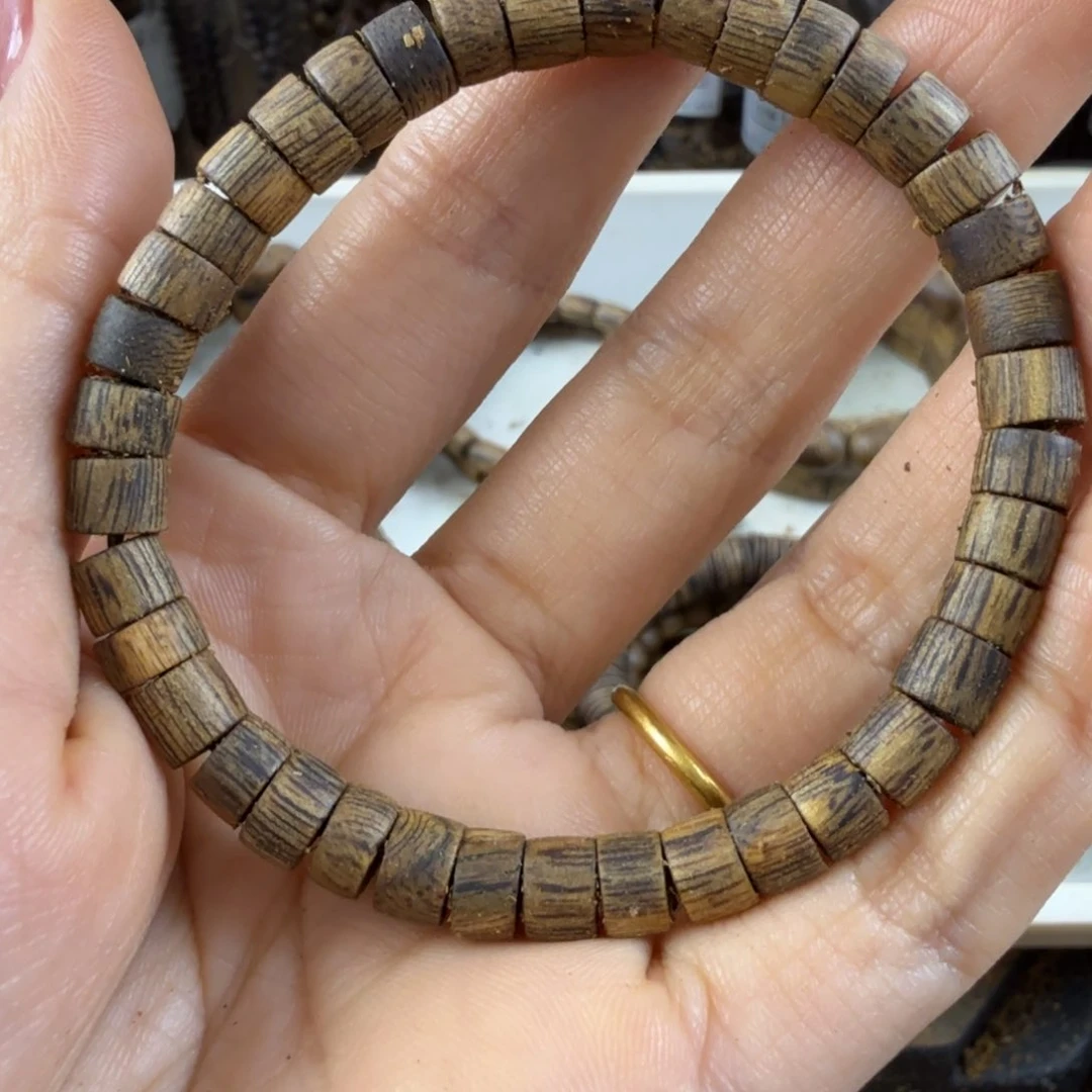 沉香沉香碎屑奇楠沉香乌身药片珠4.6克