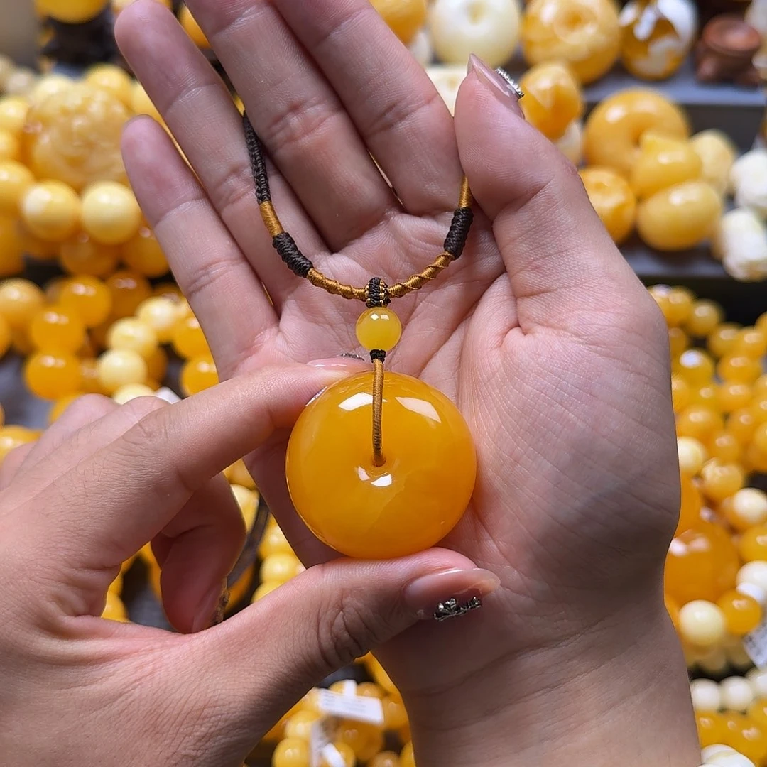 未镶嵌蜜蜡珠宝奇石平安扣