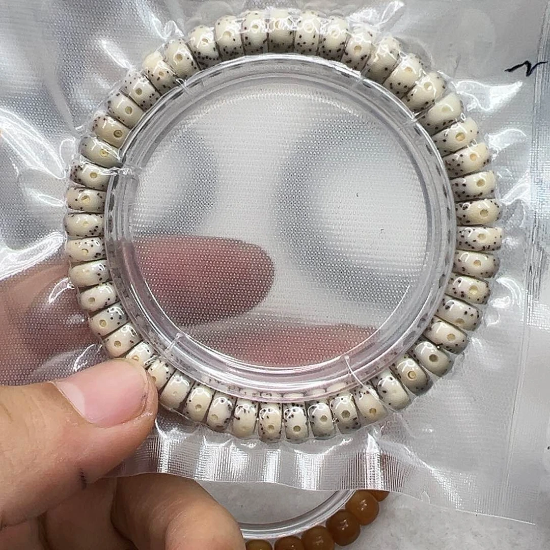 星月菩提手串111殿堂卡姿兰超大眼睛石玉星月9片片