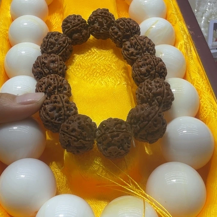 核桃手串/手链3.0带黄全品原装礼盒