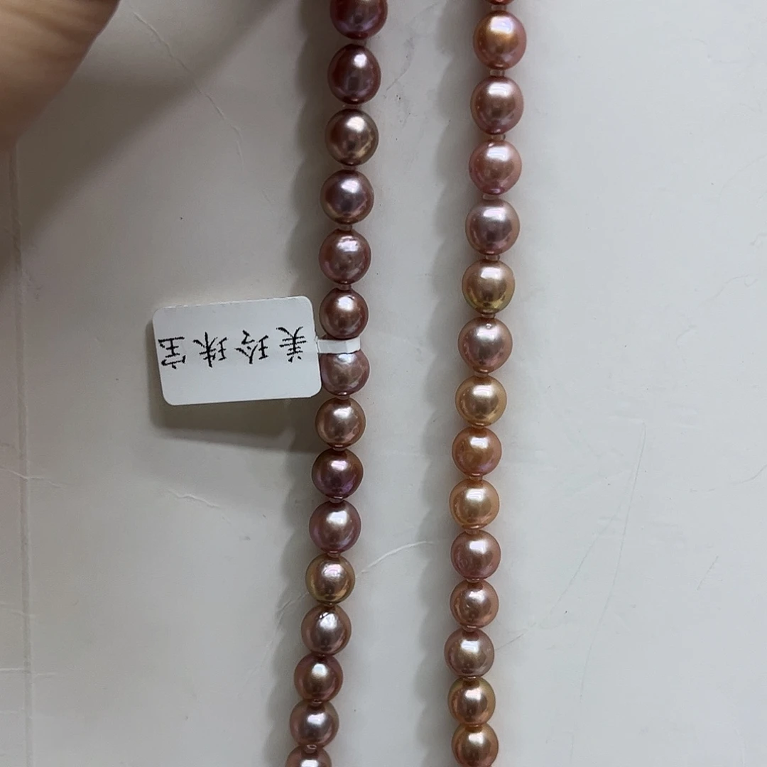 淡水珍珠银S925镶嵌颈饰