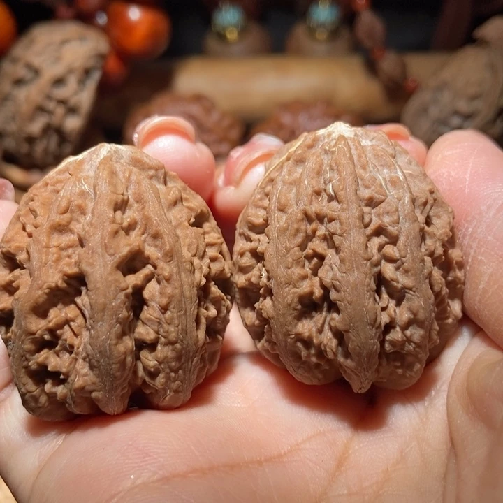 把件文玩核桃东北楸子小雪57