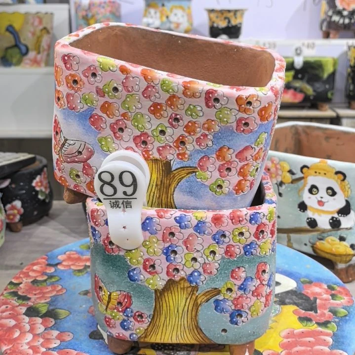 红泥花盆ζ****?景德镇陶瓷