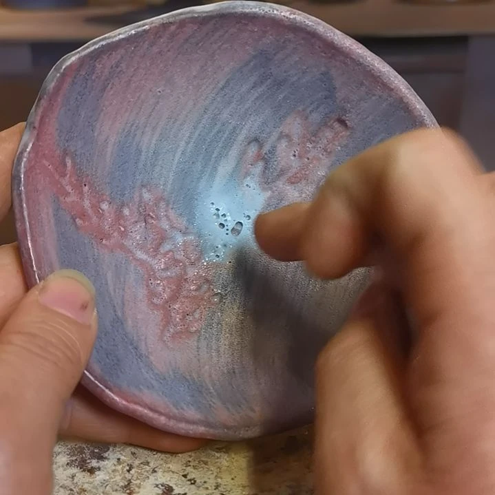 盘19手工高温原矿窑变