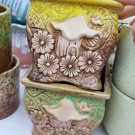 多肉绿植陶瓷花盆