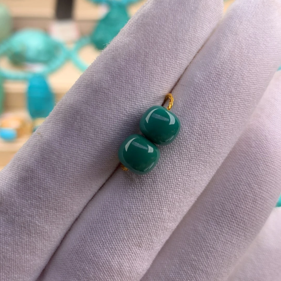 绿松石珠宝奇石未镶嵌7.5