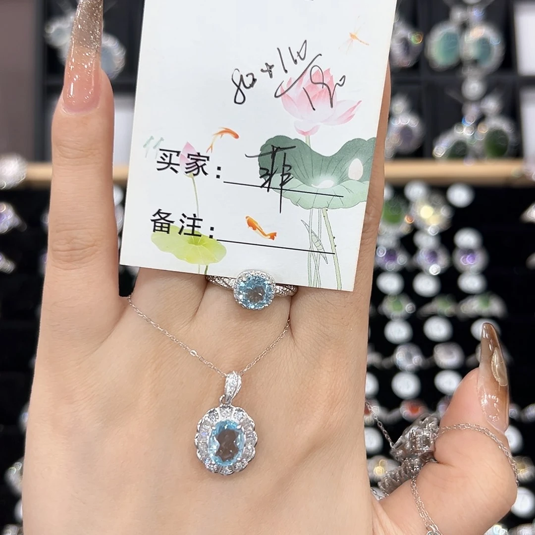 紫晶戒指银S925镶嵌菲戒指