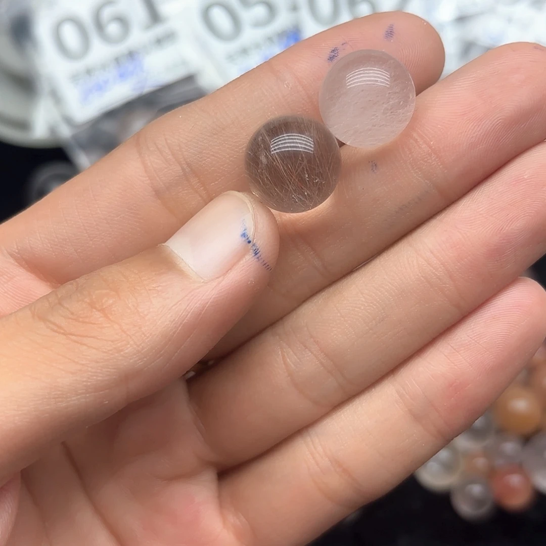 一***了珠宝半成品水晶未镶嵌定制不打孔不退不换