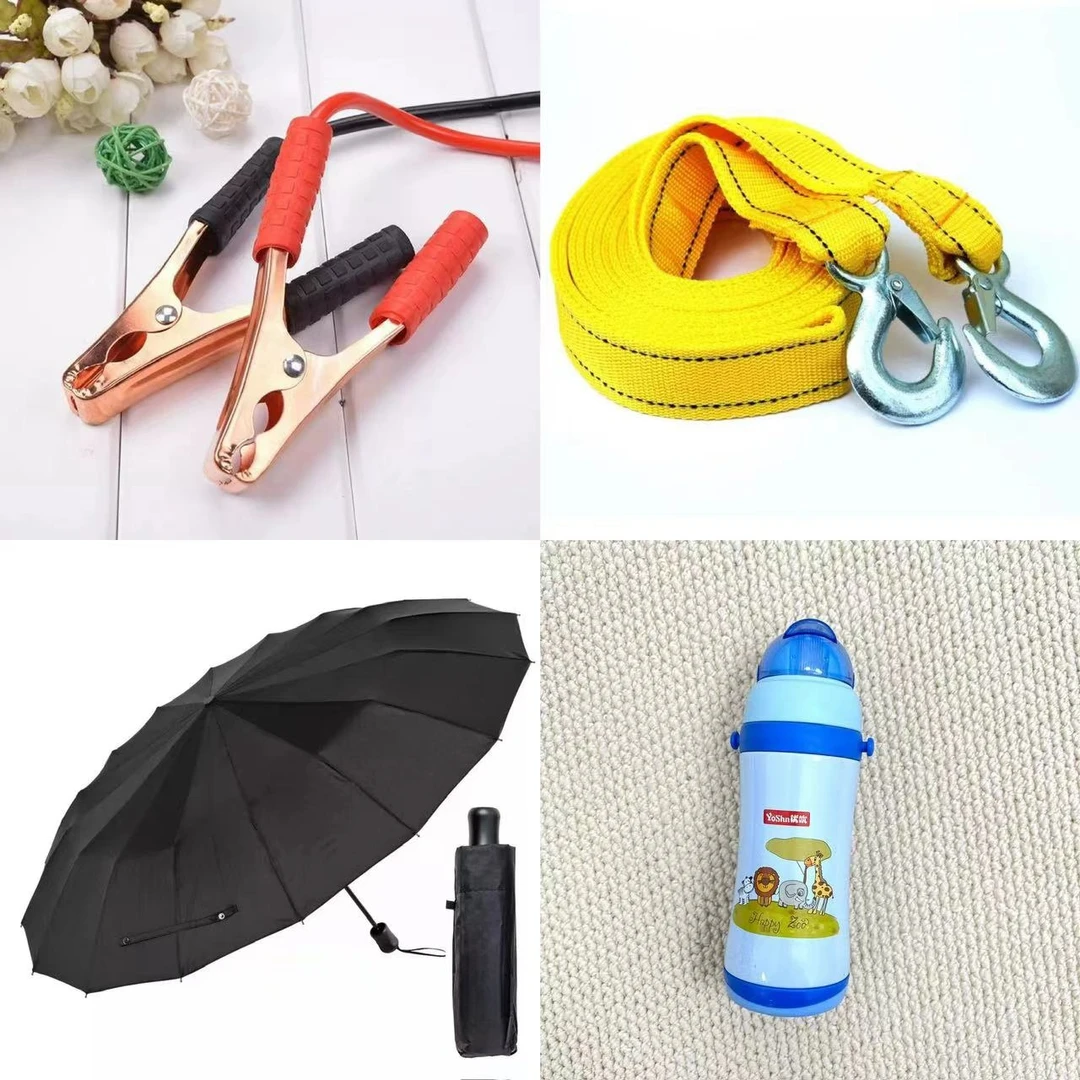 【米果妈】新款水杯三件套随手杯礼盒(水杯350ml+包+雨伞)R2320