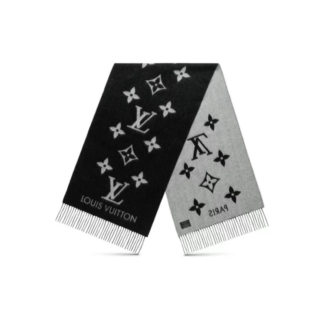 全新未使用 LouisVuitton/路易威登 【交个朋友专属】经典流苏围巾