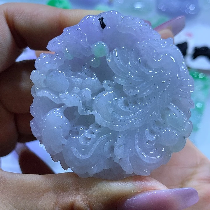 翡翠未镶嵌颈饰天然翡翠A货吊坠