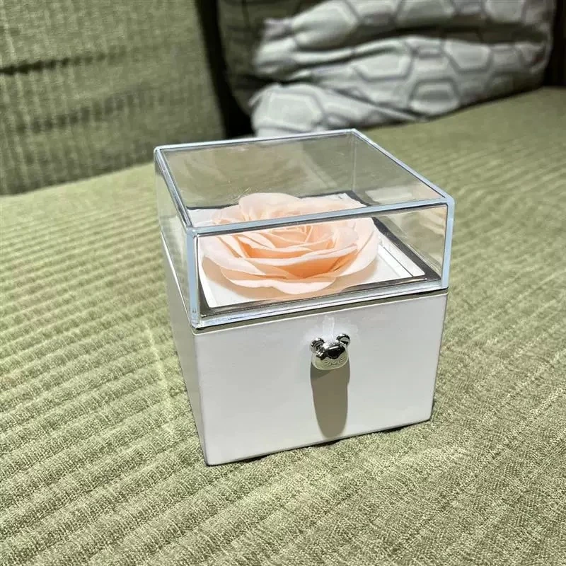 小蛋糕翻转戒指盒生日蜡烛翻转礼盒惊喜盒子生日礼物送女生