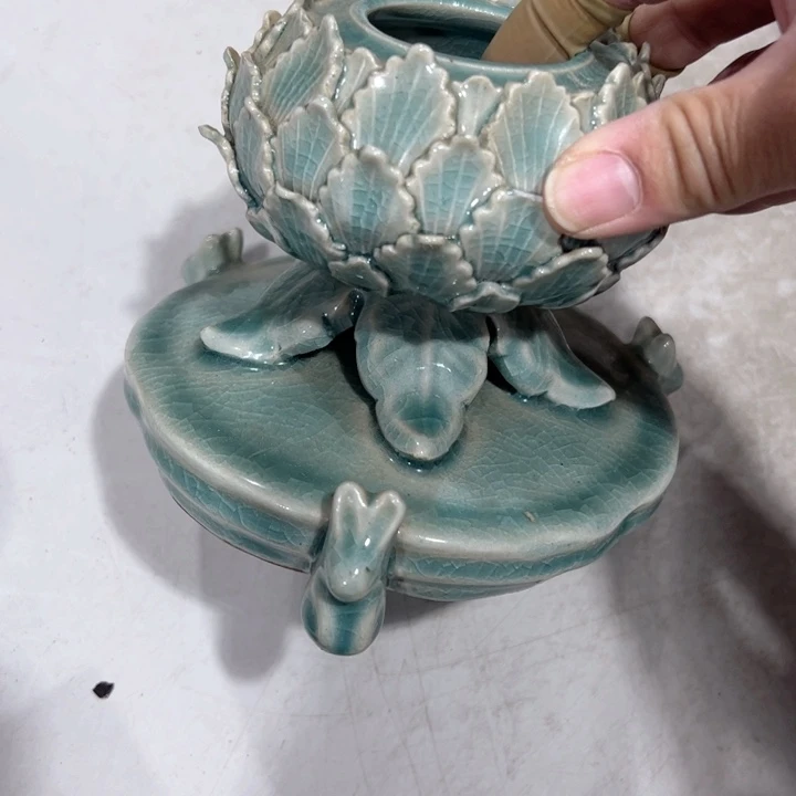 青****猫茶道相关物品瓷制香炉