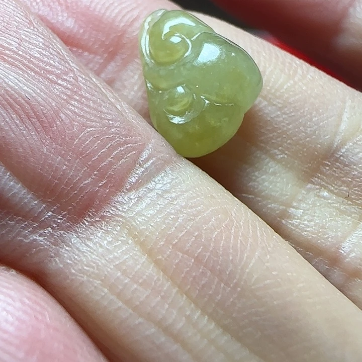 翡翠未镶嵌颈饰天然缅甸翡翠如意