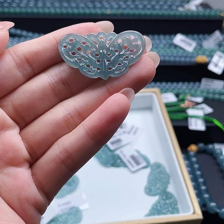 未镶嵌手链翡翠蝴蝶