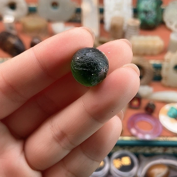 琉璃吊坠(不含链)未完成半成品吊坠