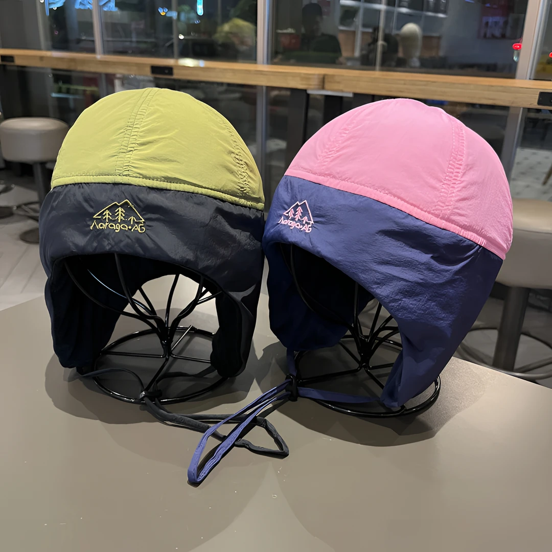 日系儿童户外亲子保暖雷锋帽青少年防寒冬天骑行护耳帽男女童滑雪