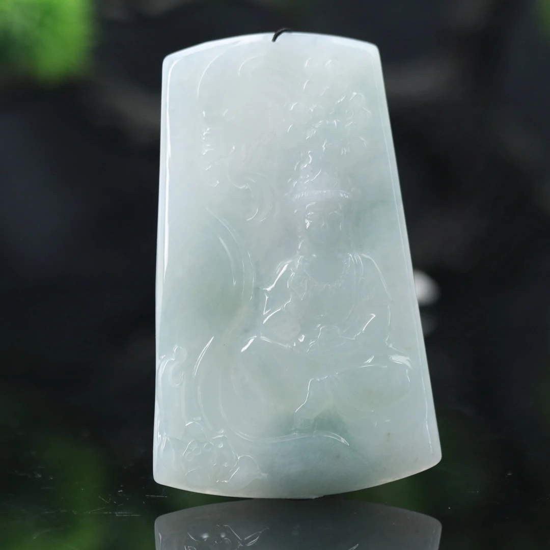 18天然缅甸翡翠A货普贤菩萨/000034/北京中保拍卖