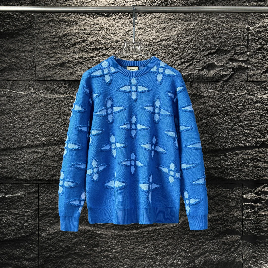 CB-L2463-激光烧花加厚男女同款毛衣