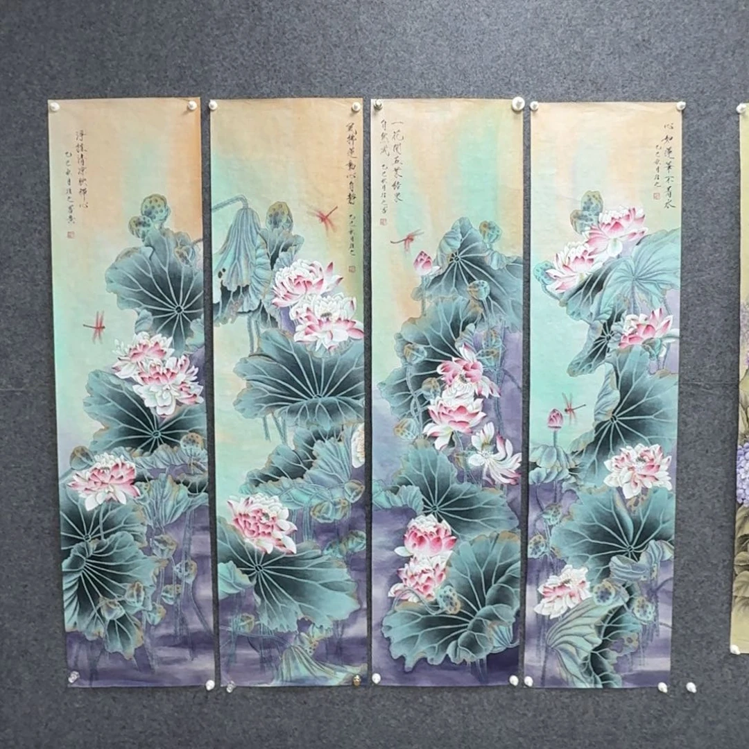 国画国画作品山水花鸟