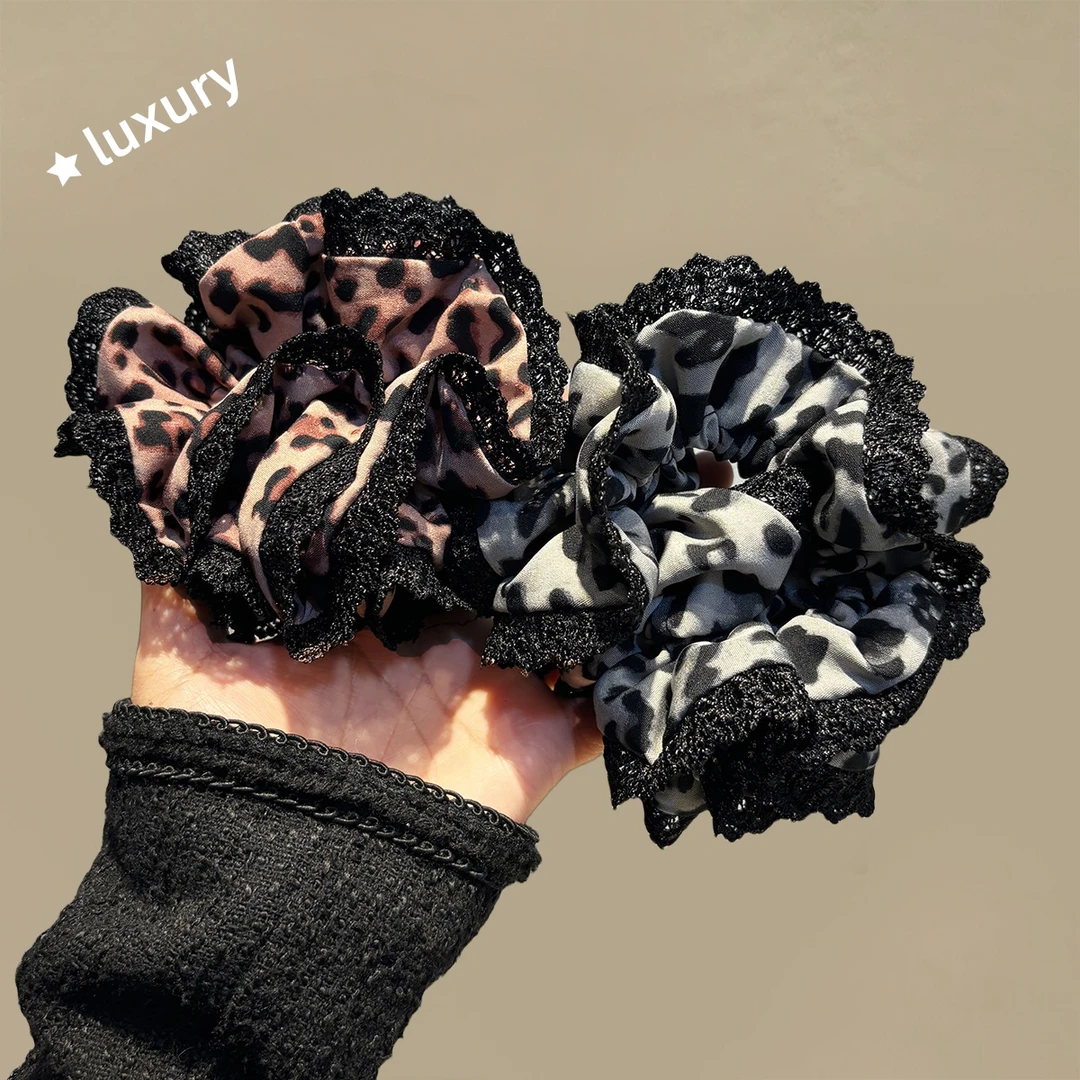 欧美风淑女复古宫廷日韩发圈发绳网纱复古ins发饰时尚发箍法式