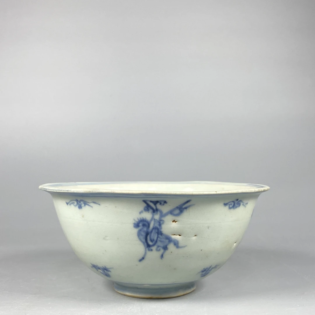 022041483 明中期 青花人物纹碗/DB/云南省文物总店