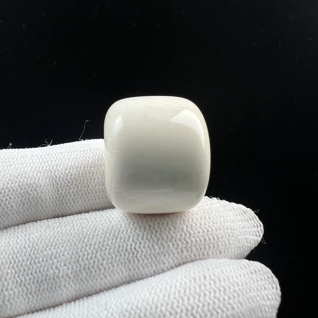 A3457天然猛犸牙墩子24x20mm支持鉴定 假一罚四