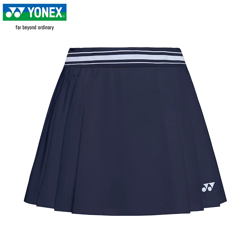 YONEX/尤尼克斯【预售】220105藏青色羽毛球服透气速干运动短裙